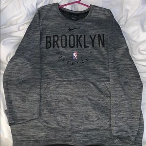 Nike Brooklyn Nets Dri-Fit Crewneck Sweatshirt